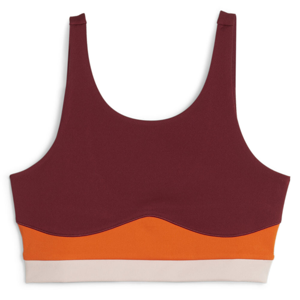 Укороченная майка без рукавов с круглым вырезом Puma Lemlem, женская красная повседневная спортивная майка 5