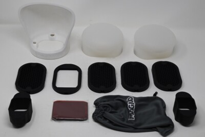 MagMod Professional Flash Kit-MagSphere-MagGrid-MagBounce-MagGrip-Color Gels