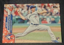 2020 Topps Jacob Waguespack RC Independence Day #ed 63/76 #169 Toronto Blue Jays