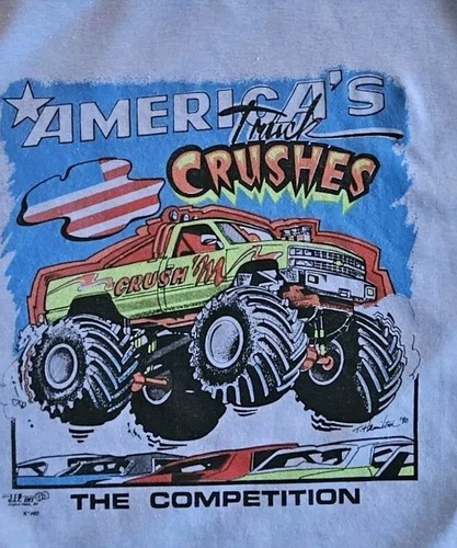 Camiseta para hombre Chevrolet "America's Truck" CRUSHES azul mezcla seca - Imagen 2 de 2