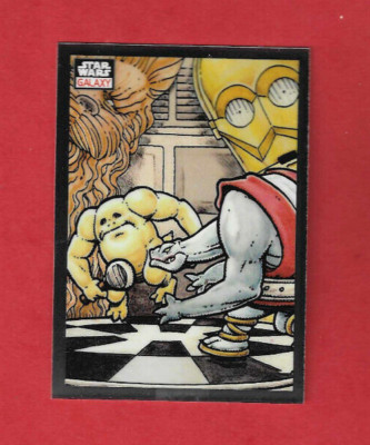 2023 Topps Star Wars Chrome Galaxy Holochess Contest Base Set Number 11
