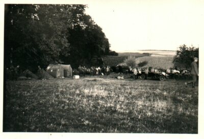 Foto, I.R.6.: Nchr.Zg. DEU 1935: Biwak beim Herbstmanöver auf Darß (MB)21312