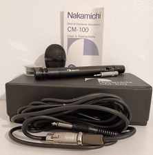 Nakamichi Cm-100 Electret Condenser Microphone Cp-1 Cardiod & Cp-2 Omni Capsule