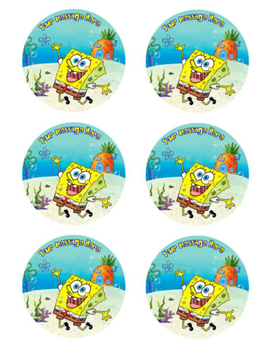 SPONGEBOB Squarepants Edible cake topper image Party - Picture 6 of 10