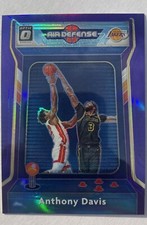 Anthony Davis 2020 Donruss Optic Air Defense Purple #5