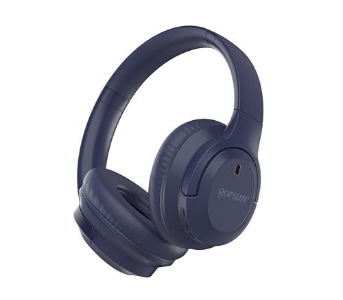 Wirelesstooth Headphones Over Ear Headphones, 55H Playtime. Hi-Fi Stereo, Blue-image