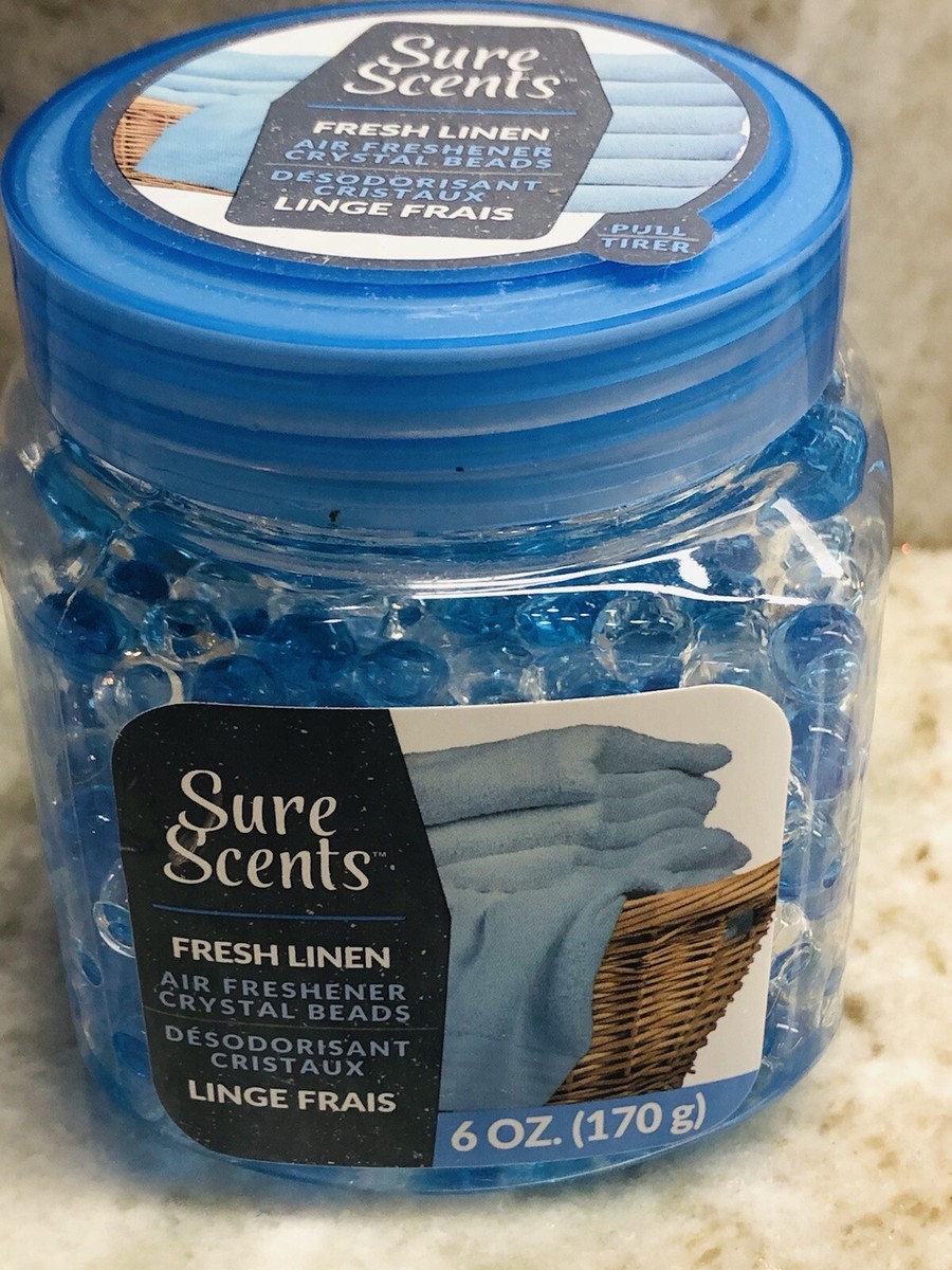 Ship N 24 New-Sure Scents Fresh Linen Air Freshener Cristal  Oz