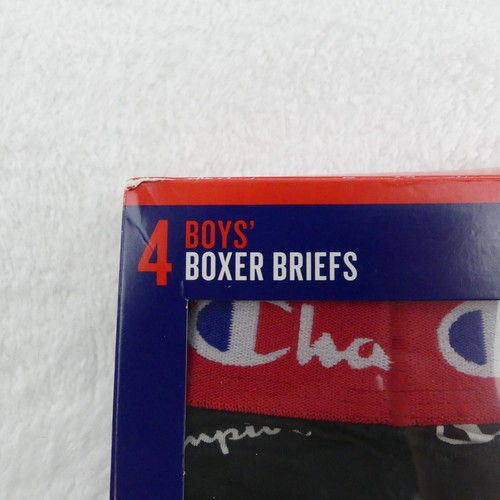 Champion Underwear Boys Medium Boxer Briefs Everyday Comfort Stretch 4 Pair - Picture 6 of 11