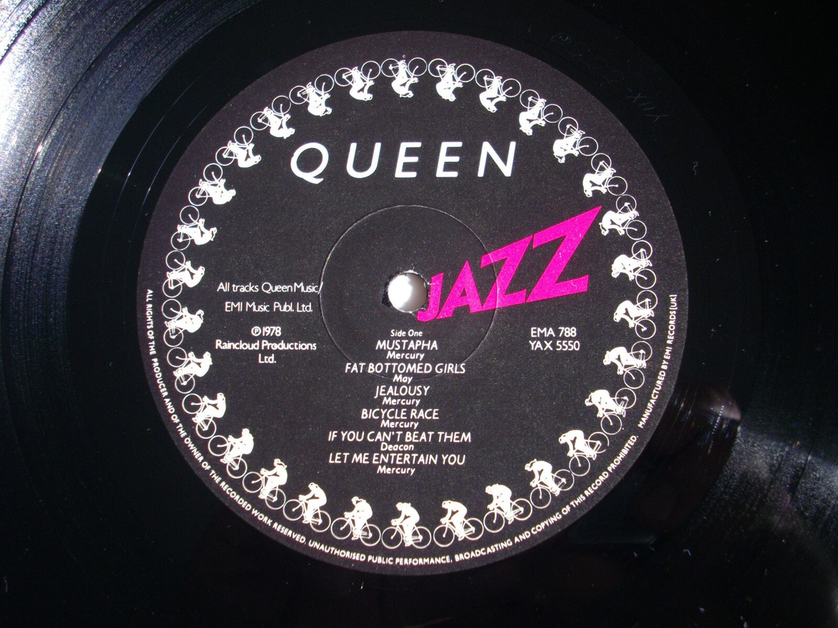 Queen-Jazz,EMI,EMA 788,EMI-0C 064-61820,LP, Album, Embossed Queen-Jazz,EMI,EMA 788,EMI-0C 064-61820,LP, Album, Embossed