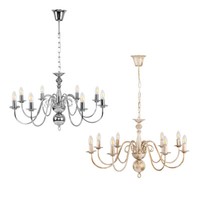Traditional 8 Way Chandelier Ceiling Light Fitting Living Room Lights LED Bulbs