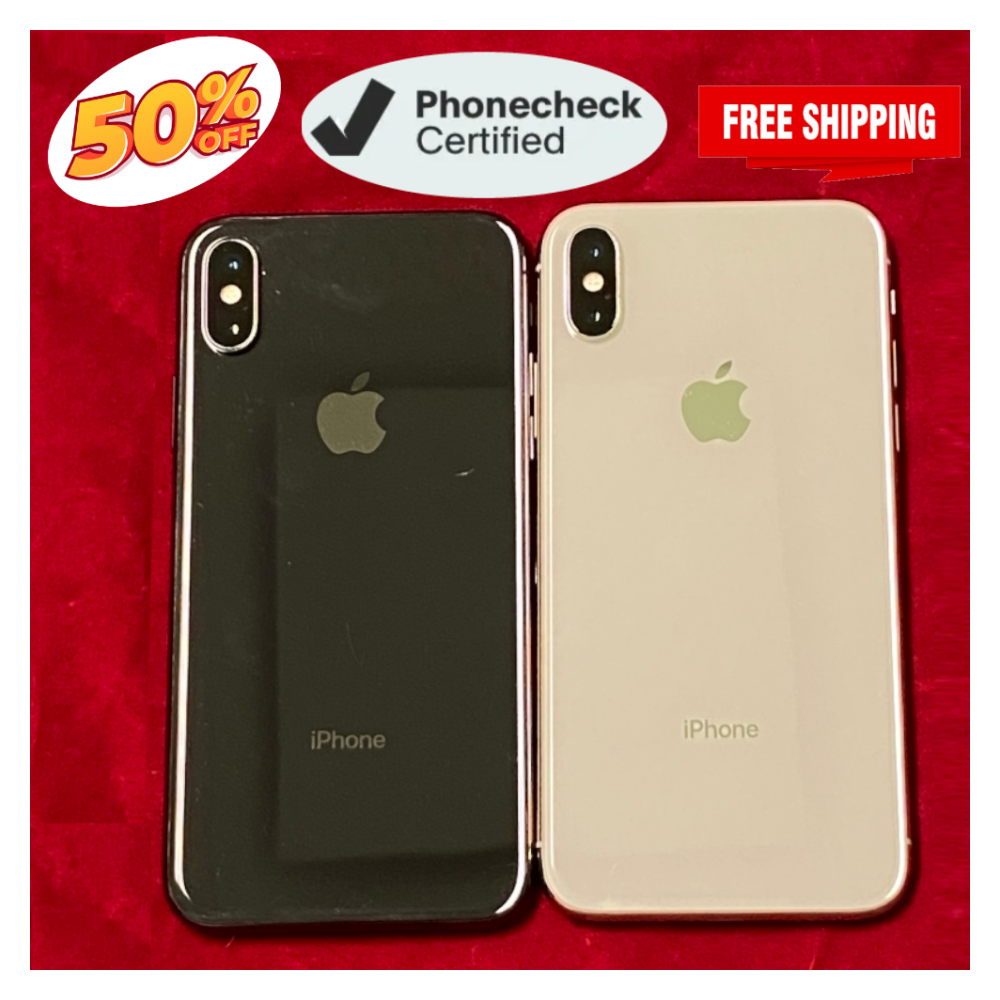 Apple iPhone XS 256GB - Unlocked in Space Gray, Silver & Gold 64GB