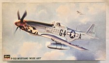 51565 Hasegawa 1/48 P-51D Mustang 'Nose Art' with Silkscreen Deals Model Kit