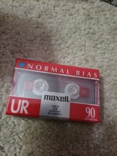 Maxwell UR 90 Minute Blank Audio Cassette Tapes Normal Bias New Factory Sealed