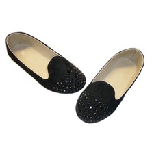 New Girls Youth Kids Comfort Casual Ballet Flat Slip On Dress shoes