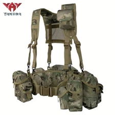 YAKEDA Tactical Vest with MOLLE System - Adjustable Training Military Vest