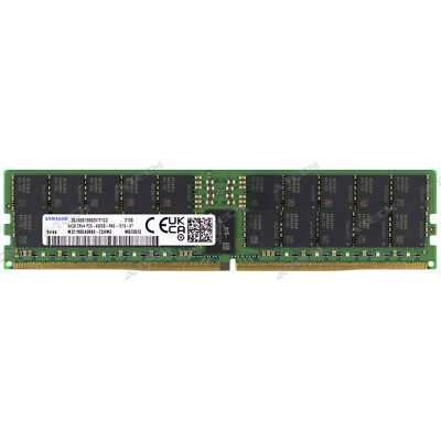 メモリー SAMSUNG DDR5-4800 RDIMM 64GB BULK Samsung 64GB 2Rx4 PC5-4800 EC8 RDIMM DDR5-38400 ECC Registered