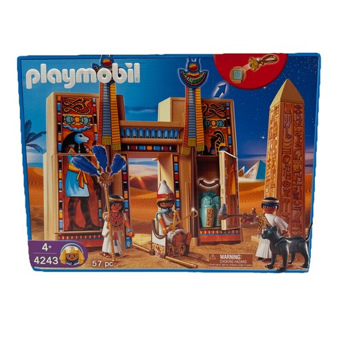 Playmobil 4243 Pharaoh's Temple Hidden Treasure Egyptian Set New In Box RARE