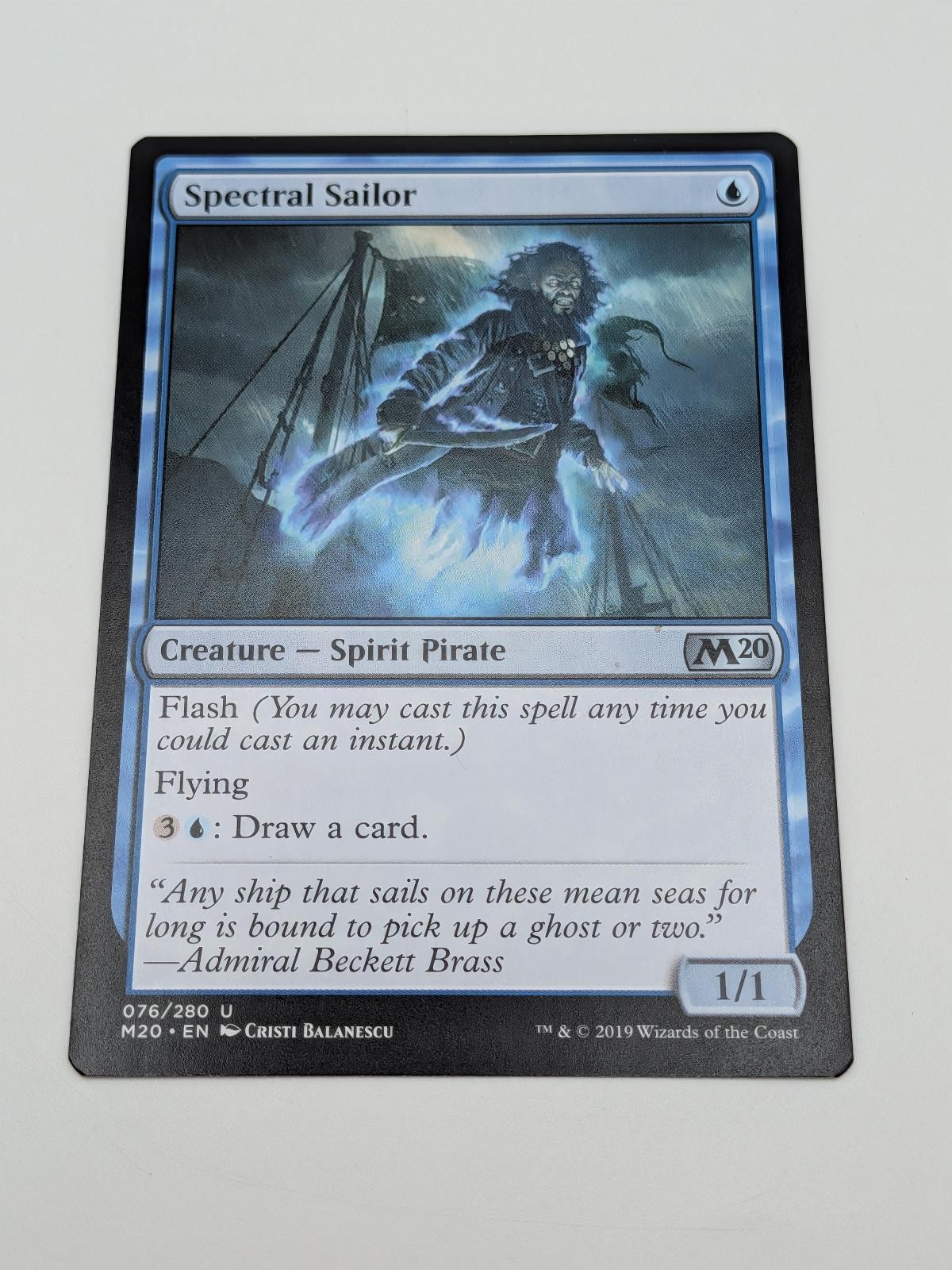 Spectral Sailor 76 Uncommon Core Set 2020 Magic: The Gathering Near Mint