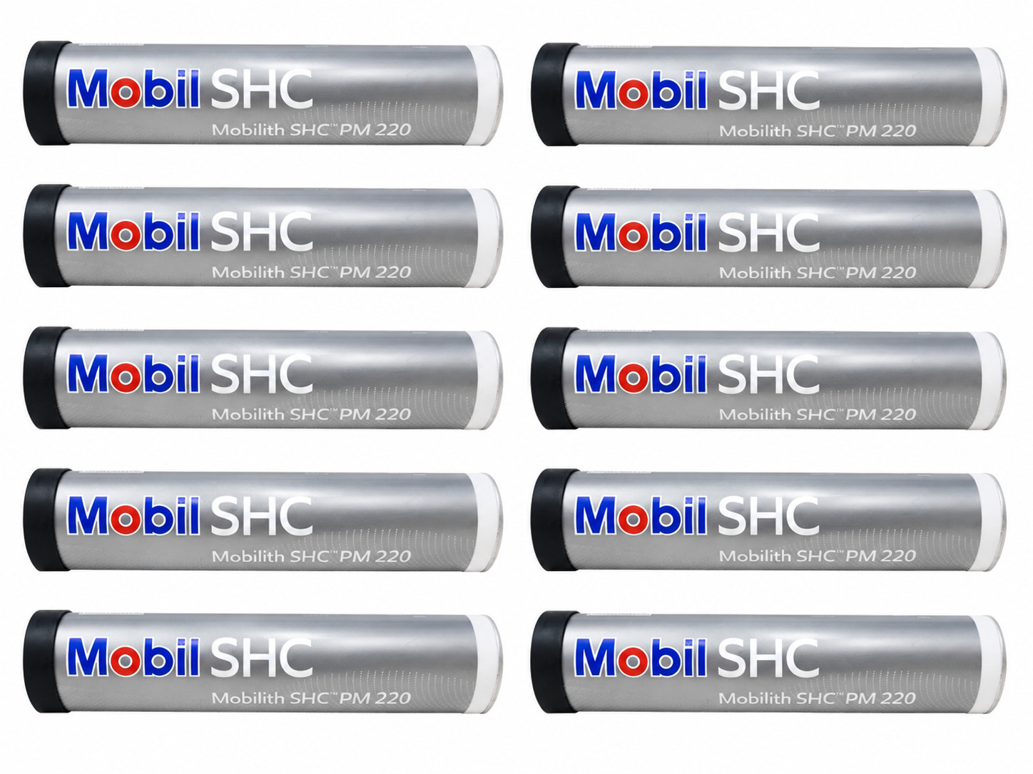 Mobil SHC PM 220 Synthetic Grease 14 oz Tubes – 10 Pack  NEW