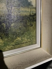 David Shepherd oil  on board' painting forest scene  reproduction 