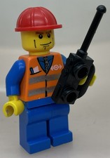 LEGO® Zug City Railway  Bahnarbeiter aus Set 3677 Red Cargo Train - trn231