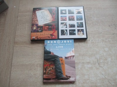 Bon Jovi 4 DVD Musik Sammlung Crush Tour + Live From London + This Left Feels...