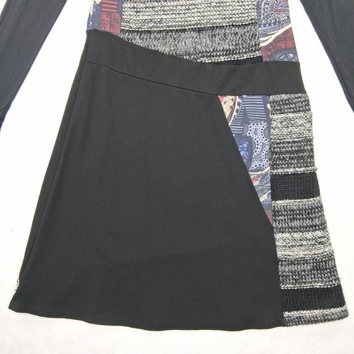 C’Fait Pour Vous Midi Dress Womens Medium Avant Garde Eclectic Artsy Lagenlook - Picture 16 of 19