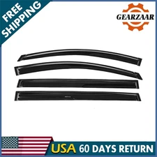 For 2004-2009 Toyota Sienna Acrylic Window Sun Visor Wind Deflector Rain Guards