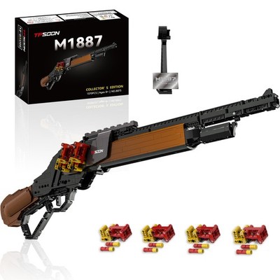 Sosuy Building Block Gun Sets, M1887 11 DIY Shootable Shotgun Model Guns Toys...