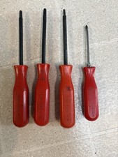 MAC Tools Set of 3 Used Torx Screwdrivers: 20A;27A;30A  and 1 Phillips