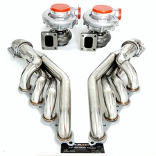 T4 Turbo Kit Two Turbosmanifoldadaptor For Gm Small Block V8 Ls1 Ls2 Ls3 Lsx T4 Turbo Kit Two Turbosmanifoldadaptor For Gm Small Block V8 Ls1 Ls2 Ls3 Lsx
