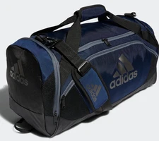 Adidas Team Issue 2 MEDIUM NAVY BLACK Duffel Bag LIFETIME SHOE POCKET $65 NWT