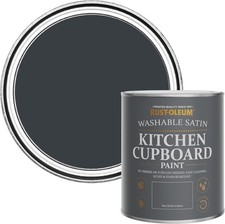 Rust-Oleum washable Kitchen Cupboard Paint Satin Finish Anthracite