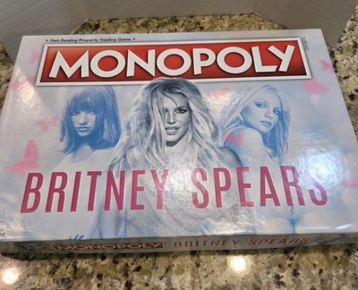 USAopoly Collector s Edition Monopoly Britney Spears Princess Pop Open Box New 