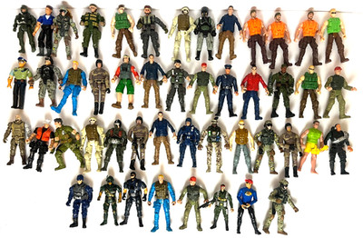Action Figures GI Joe Chap Mei Lanard Soldiers Dino Valley Special Forces lot 48