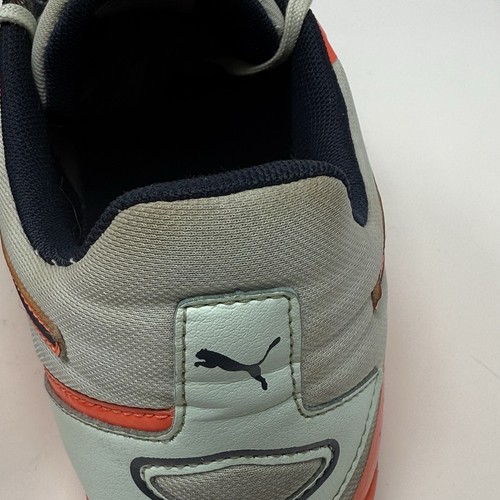 Scarpe da calcio Puma Invicto Sala indoor uomo 10,5 verde arancione pelle scamosciata - Foto 14 di 20