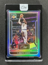 2022-23 Panini One And One Basketball Lebron James #64 Blue Lakers /49