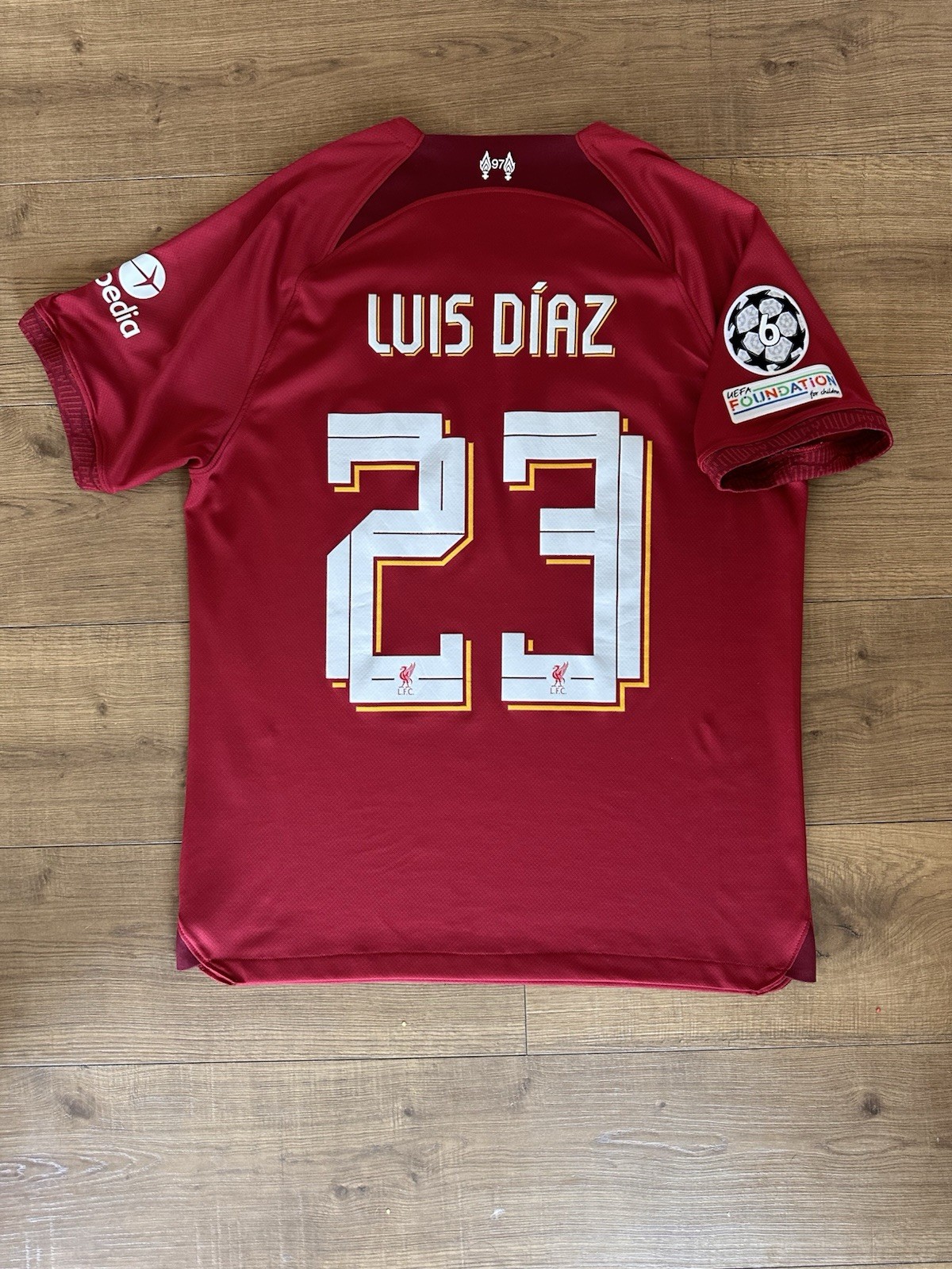 Luis Diaz Liverpool 22/23 Home Size L Used