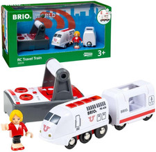 World – Treno Passeggeri Telecomandato | Accessorio Pista in Legno per Bambini |