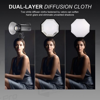 Achteck Softbox Bowens Mount Tragbar Studio Blitz Diffusor