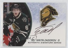 2013-14 Choice London Knights Signature Series Nikita Zadorov #23 Auto ka7