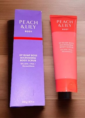 Peach & Lily KP Bump Boss AHA/PHA Microderm Body Scrub-8.11oz/Large-New