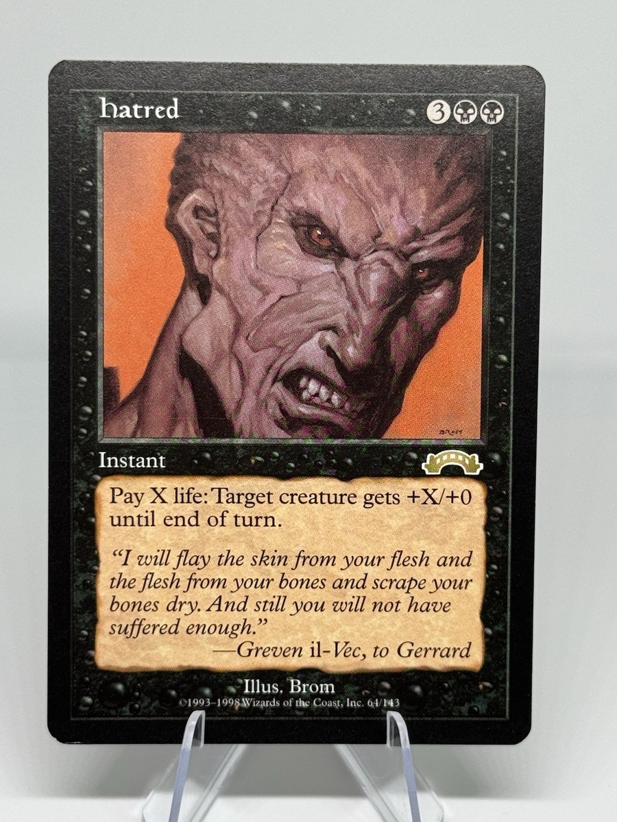 mtg cards like hatred Are there any other cards like Lagomos? : r/mtg