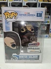 Funko Pop! Marvel - CWS - Winter Soldier #838 - Amazon Exclusive-  Pop Protector