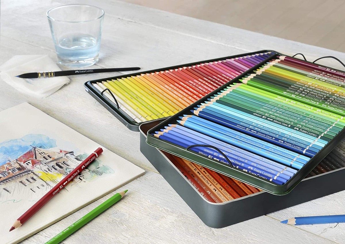 Faber-Castell 120-Pieces Albrecht Durer Watercolor Pencil in Metal