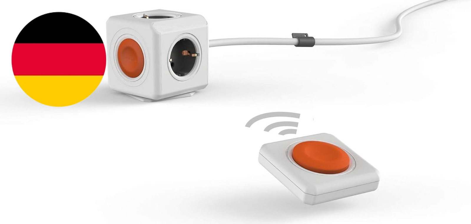 Power-Würfel Remote Extended, Set Mit Power-Remote Fernbedienung, Steckdosenwürf