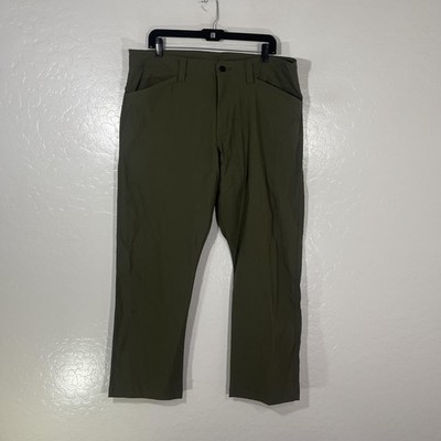 GORUCK Pants Mens 36x30 Green Tough Dry Nylon Stretch Hiking Outdoor Chino