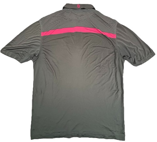 2 FootJoy Polo Golf Shirts Yas Links Abu Dhabi UAE Emirates Logo Mens XL LOT EUC - Picture 5 of 9