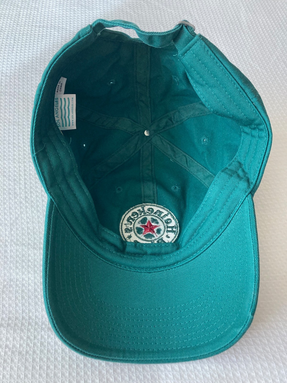 Sol Angeles Heineken US Open 2011 Tennis Hat Green Promo Cap Adjustable Strap