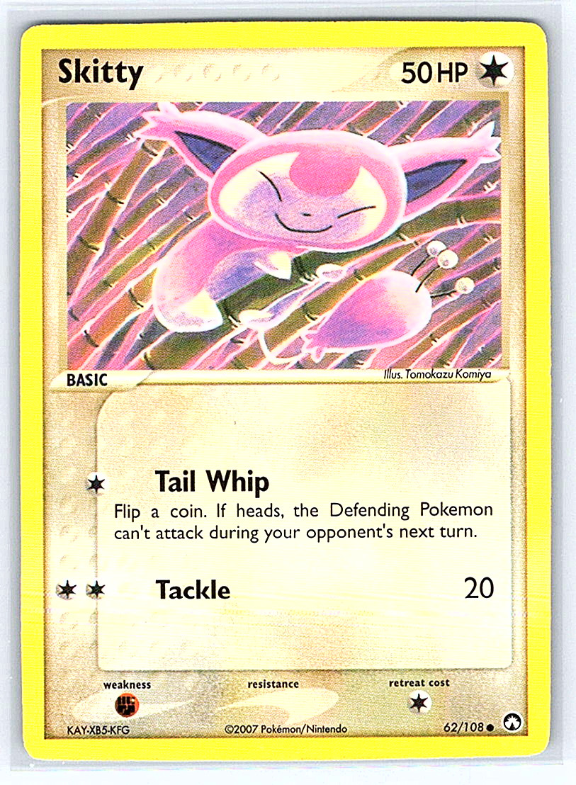 Skitty 62/108 Power Keepers NM/LP Pokemon Card